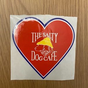 Salty dog cafe sticker